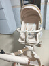 XUM嬰兒車(chē)嬰兒推車(chē)0-6歲用折疊可坐可躺帶減震遛娃神器雙向溜娃車(chē) 六重減震|加高防護|全棚 卡其色 曬單實(shí)拍圖