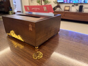 褐本黑胡桃木實(shí)木紙巾盒客廳高檔輕奢創(chuàng  )意可愛(ài)桌面抽紙盒多功能收納盒 原創(chuàng  )超牛紙巾盒 曬單實(shí)拍圖