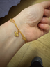 金至尊黃金手鏈靈趣兔生肖金兔子足金999手鏈計價(jià) 5.29克 曬單實(shí)拍圖