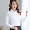 超媛長(cháng)袖襯衫女商務(wù)休閑職業(yè)裝白色正裝女士襯衣面試工作服定制修身OL 長(cháng)袖白色平紋【方】 到貨塊 L (37) 【96~105斤】 曬單實(shí)拍圖