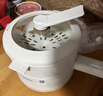 美的（Midea）電煮鍋 宿舍小電鍋 電蒸鍋 學(xué)生寢室一體泡面小火鍋電煮鍋 多功能鍋 電熱鍋 XZE1613 配蒸籠 1.7L 曬單實(shí)拍圖