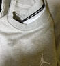 耐克喬丹男子速干圓領(lǐng)衛衣春季休閑運動(dòng)衫JORDAN DRI-FIT FV8625 050麻灰/白 2XL 曬單實(shí)拍圖