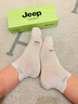 JEEP襪子男夏季【100%純棉+10A抗菌】防臭襪艾草精油休閑耐磨薄款短襪 曬單實(shí)拍圖