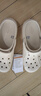卡駱馳（CROCS）貝雅云彩女士洞洞鞋休閑鞋|208186 冬日白-11S   36 /37(230mm) 曬單實(shí)拍圖