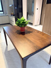 源氏木語(yǔ)實(shí)木餐桌餐廳新中式飯桌黑胡桃木長(cháng)桌家用原木餐桌椅組合吃飯桌子 (1)1.4米餐桌(1400*800*750) 曬單實(shí)拍圖