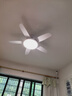 美的（Midea）風(fēng)扇燈餐廳吊扇燈led臥室52寸開(kāi)葉扇全光譜五葉扇熟睡風(fēng)包安裝 曬單實(shí)拍圖
