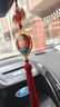 迪加倫毛爺爺照片頭像汽車(chē)掛件車(chē)內掛飾品車(chē)載水晶吊墜后視鏡高檔中國結 曬單實(shí)拍圖