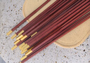 王麻子筷子家用高檔紅檀木 進(jìn)口食品接觸級木質(zhì)抗菌防霉無(wú)漆無(wú)蠟 10雙 曬單實(shí)拍圖