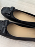 達芙妮淺口單鞋女2025春上新蝴蝶結裝飾樂(lè )福鞋豆豆鞋女 黑色 35 曬單實(shí)拍圖