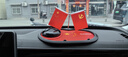 祈生花汽車(chē)國旗紅旗防滑墊車(chē)載支架高檔多功能導航支架停車(chē)號碼牌防滑墊 曬單實(shí)拍圖