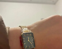 丹尼爾惠靈頓（DanielWellington）DW手表女 復古小方表石英女士手表歐美腕表 新年禮物送女友 【行業(yè)爆款】金色鋼帶小綠表 DW563 曬單實(shí)拍圖