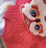 貝瑞加（Babyprints）寶寶新年馬甲大紅色國風(fēng)坎肩加厚保暖背心兒童護肚家居上衣 80 曬單實(shí)拍圖