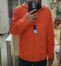 必邁男女跑步運動(dòng)防風(fēng)保暖軟殼外衣戶(hù)外訓練透氣夾克外套 楓葉橙【男】 2XL 曬單實(shí)拍圖