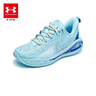 安德瑪（Under Armour）【庫里12】?jì)和湍ネ笟饣@球鞋男女童耐磨籃球鞋3028501 藍色38.5 曬單實(shí)拍圖