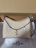 蔻馳（COACH）【禮物】奧萊女士女包經(jīng)典標志LAUREL 19號單肩包流浪包通勤 SV/沙黃色/灰褐色 曬單實(shí)拍圖