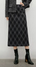 紅袖（hopeshow）撞色格紋半身裙2025冬季新款女裝復古風(fēng)氣質(zhì)百搭顯瘦輕熟直筒裙 藏青格915 M 曬單實(shí)拍圖