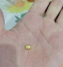 碧霓999.9足金黃金豆豆投資金豆子真金豆子收藏金投資儲備金禮物擺件 2g（不含吊墜瓶） 曬單實(shí)拍圖