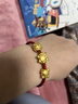 周生生黃金轉運珠 足金十二生肖串珠 單顆定價(jià) 卷卷羊 95966C 曬單實(shí)拍圖
