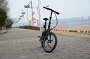 大行（DAHON）折疊自行車(chē)20英寸8級變速經(jīng)典P8單車(chē)KBC083 黑色經(jīng)典版-京倉 曬單實(shí)拍圖