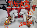 威爾通（WELTSTON）2026馬年吉祥物擺件公仔毛絨玩具生肖馬玩偶新年禮物禮品小馬掛件 曬單實(shí)拍圖