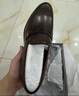 百麗（Belle）通勤商務(wù)皮鞋男春夏牛皮套腳樂(lè )福鞋軟底休閑皮鞋A0632AM2預售 黑色 40 (250mm) 曬單實(shí)拍圖