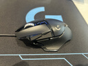 羅技（G） G502 HERO主宰者 有線(xiàn)鼠標 游戲鼠標 吃雞鼠標 電競鼠標宏編程可配重HERO引擎 禮盒送男友 G502H+黑金防滑貼+桌墊 曬單實(shí)拍圖