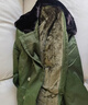 龍偉聯(lián)合可拆卸軍棉大衣工服男冬季防風(fēng)防寒棉襖長(cháng)款安保棉服過(guò)膝綠皮大衣 曬單實(shí)拍圖