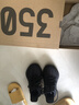阿迪達斯YEEZY350黑瑪瑙椰子透氣青少年學(xué)生運動(dòng)休閑鞋 36.5 曬單實(shí)拍圖