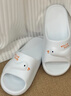 樸西小鴨子涼拖鞋春夏新款浴室防滑EVA居家拖鞋情侶 小藍鴨  39-40 曬單實(shí)拍圖