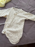 春秋款純棉嬰兒衣服A類(lèi)新生兒月子服無(wú)骨連體包屁衣睡衣 小碎花 66cm （3-6個(gè)月） 曬單實(shí)拍圖