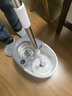 好媳婦旋轉拖把38cm2個(gè)棉頭液壓桿旋風(fēng)桶加大加厚免手洗懶人神器地拖 曬單實(shí)拍圖