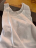 三槍【3件裝】100%全棉背心男白色薄款運動(dòng)寬松男士打底汗衫老頭衫 曬單實(shí)拍圖
