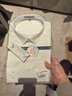 羅蒙【三防免燙】白襯衫男長(cháng)袖商務(wù)正裝抗皺高端白色襯衣 白色 42 曬單實(shí)拍圖