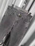 貓人牛仔褲男士秋冬季休閑褲加厚直筒戶(hù)外百搭長(cháng)褲 煙灰常規 31 曬單實(shí)拍圖