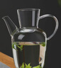 臻晶智透明耐高溫玻璃手執壺家用冷泡綠茶專(zhuān)用帶把手泡茶壺功夫茶具 宋執壺-透明把玻璃壺 曬單實(shí)拍圖