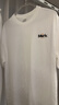 馬克華菲（MARK FAIRWHALE）短袖男士夏季潮牌休閑短袖T恤男寬松重磅220g純棉男裝 白色 XL 曬單實(shí)拍圖