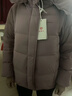 坦博爾羽絨服女短款可脫卸帽百搭休閑冬保暖外套TB5530358Z 暖香紫170 曬單實(shí)拍圖
