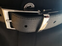 巴利（BALLY）男士腰帶商務(wù)方扣雙面腰帶6307811黑色120cm新年禮物 曬單實(shí)拍圖