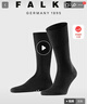 FALKE德國鷹客進(jìn)口 Airport 美利奴羊毛男士商務(wù)休閑純色中筒棉襪14435 3000- 黑色- 1雙 均碼 41-42 曬單實(shí)拍圖