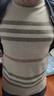 安東尼奧【100%綿羊毛】圓領(lǐng)軟糯舒適親膚加厚新款男士套頭保暖羊毛衫毛衣 曬單實(shí)拍圖