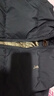 與狼共舞【209G重磅】四級防水立領(lǐng)羽絨服男士鎖溫面包服外套 001黑色 L 曬單實(shí)拍圖