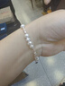 LANSILL貝母貓咪淡水珍珠碎銀手鏈女手串38婦女神節生日禮物送女友老婆 S1294碎銀貓咪淡水珍珠手鏈【配證書(shū)+玫瑰禮盒】 曬單實(shí)拍圖