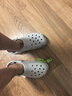 卡駱馳（CROCS）洞洞鞋經(jīng)典款Clog檀健次同款男士夏季新款拖鞋透氣涼鞋沙灘鞋女鞋 10001-1FT-大氣灰 45 -46(290mm) 曬單實(shí)拍圖