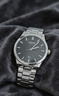 雷諾（RARONE）新年禮物 手表大師系列職場(chǎng)機械表鋼帶大表盤(pán)帶日歷 送男友老公 大師系列 黑盤(pán)銀釘禮盒款 曬單實(shí)拍圖