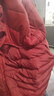 童泰（TONGTAI）寶寶羽絨服冬季嬰兒衣服外出連帽鴨絨外套兒童三防上衣紅色110cm 曬單實(shí)拍圖