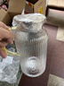 雅集大容量家用錘紋茶壺加厚耐熱玻璃冷水壺燒水壺涼白開(kāi)水壺扎壺水瓶 曬單實(shí)拍圖