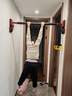 特步（XTEP）家用單杠室內引體向上器兒童成人免打孔門(mén)上訓練健身器材運動(dòng)吊桿 升級防滑【巨穩】+吊環(huán)96-140cm 免打孔/不傷墻體/不下滑 曬單實(shí)拍圖