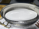 真304不銹鋼蒸魚(yú)鍋大容量大號清蒸蒸籠電磁爐橢圓魚(yú)鍋蒸鍋湯鍋 升級304食品級：精鑄加厚雙層【金鋼柄】 2層 39cm 曬單實(shí)拍圖