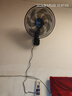 美的（Midea）壁扇 掛壁電風(fēng)扇家用七葉遙控風(fēng)扇食堂餐廳商用電扇搖頭工業(yè)壁掛式工程扇 FWA35WAR 曬單實(shí)拍圖