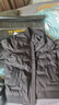 卡賓（CABBEEN）【90白鴨絨】輕薄羽絨服男2025冬季保暖夾克休閑潮流棒球服外套男 煤黑色01 L /175/50 曬單實(shí)拍圖